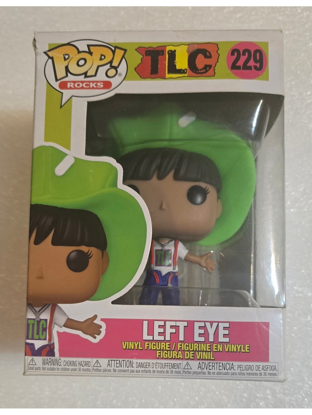 Funko Pop! Vinyl:Rocks TLC#229 Left Eye Vaulted